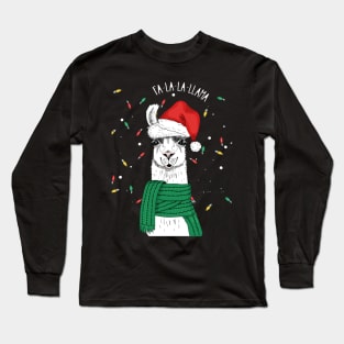 Fa La La Llama Long Sleeve T-Shirt